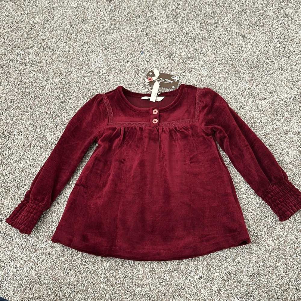 NWT Matilda Jane Red Velvet Sweater